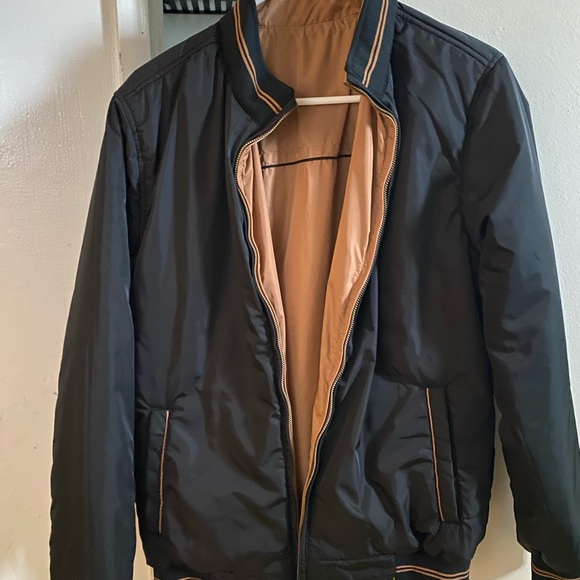 reversible bomber jacket - Picture 1 of 4